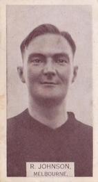 1933 Wills's Victorian Footballers (Small) #192 Robert Johnson Front